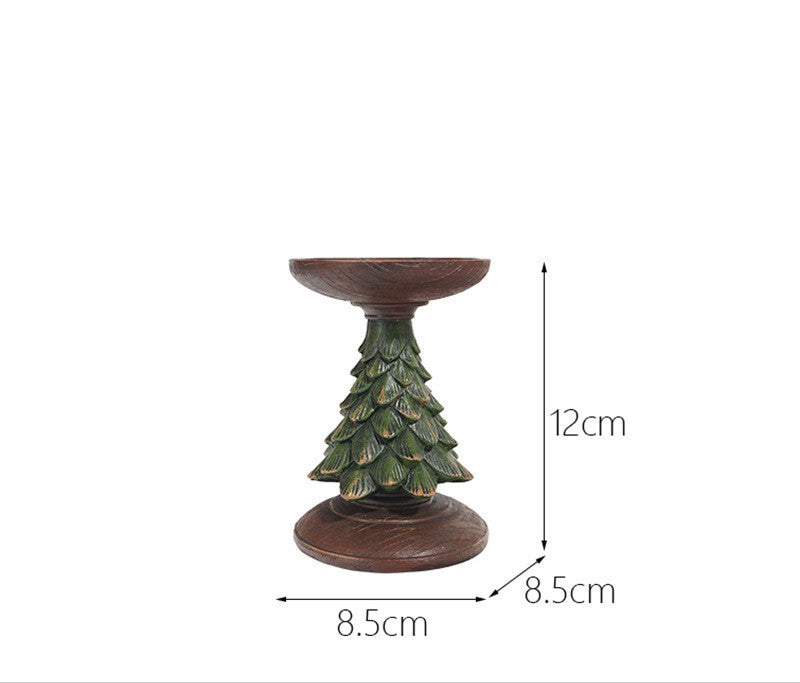 Resin Christmas Tree Candlestick – Add Holiday Magic Easily
