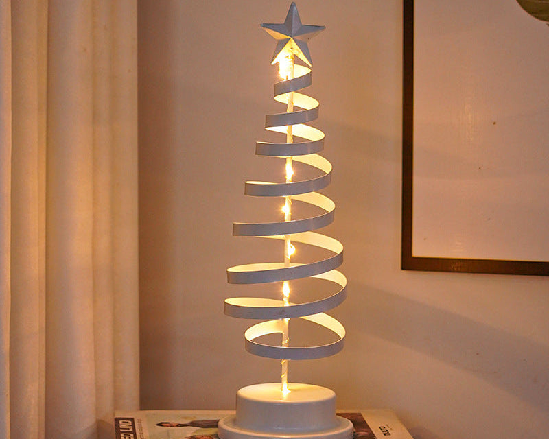 Spiral Christmas Tree Lamp – Add Warm Holiday Glow