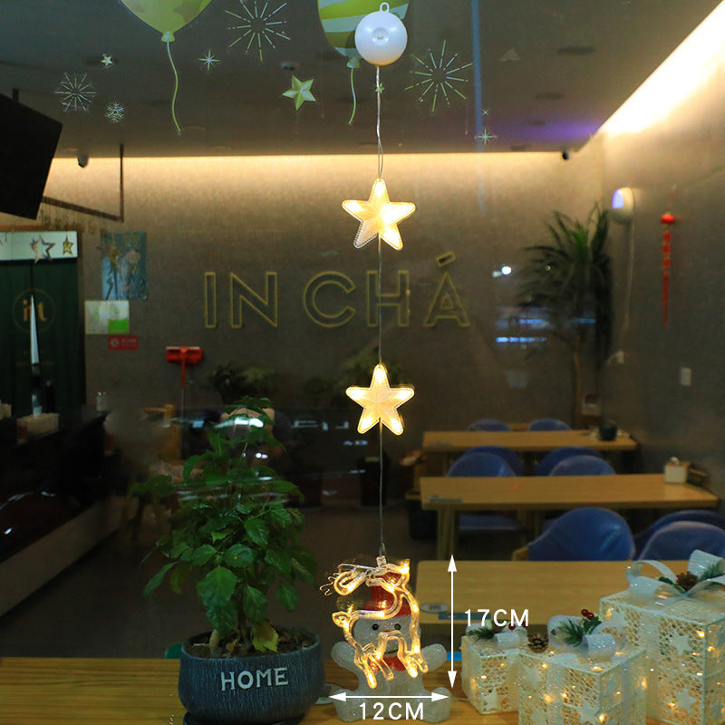 3pc LED Star Ornaments for Magical Christmas Glow