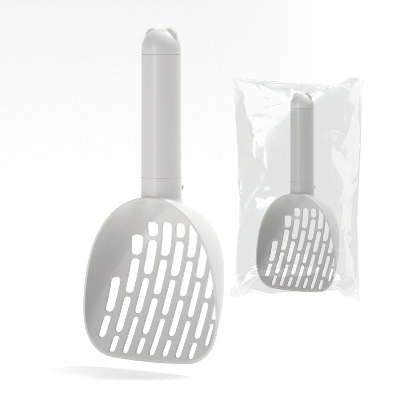 Pet Litter Scoop Tool – Easy Clean Cat Poop Scooper with Holder
