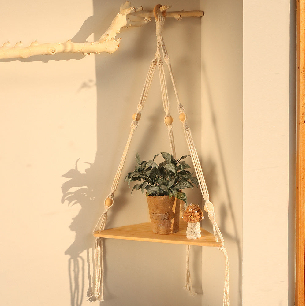 Macramé Hanging Shelf – Bring Texture to Your Home