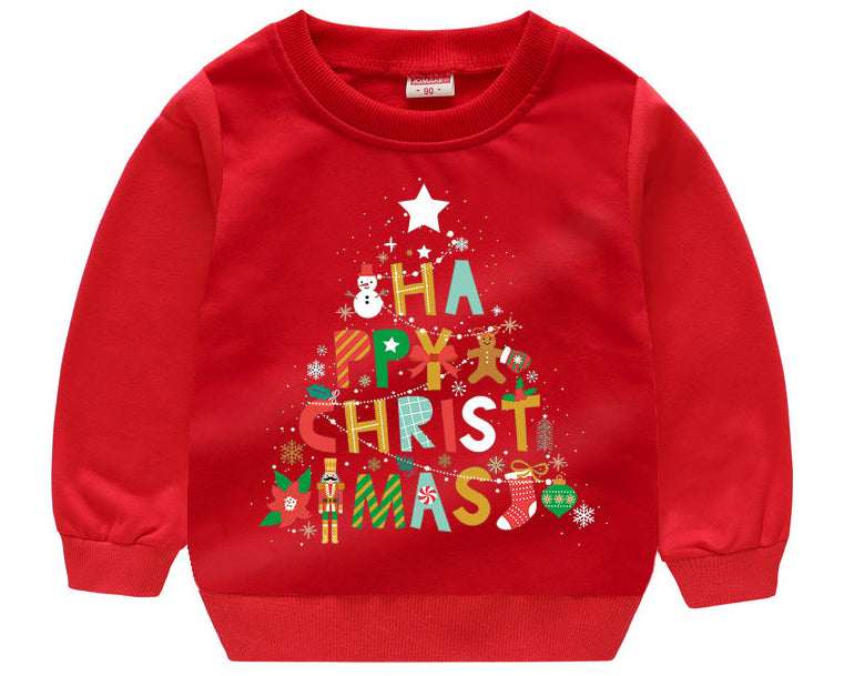 Cute Christmas Kids Sweater – Casual Holiday Clothing Warm Winter Outfit