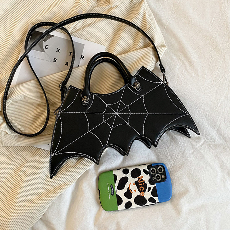 Cute Spider Web Shoulder Bag for Spooky Season