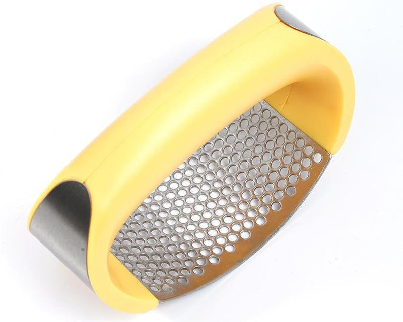 Professional Garlic Press – Stainless Steel Garlic Crusher Kitchen Tool