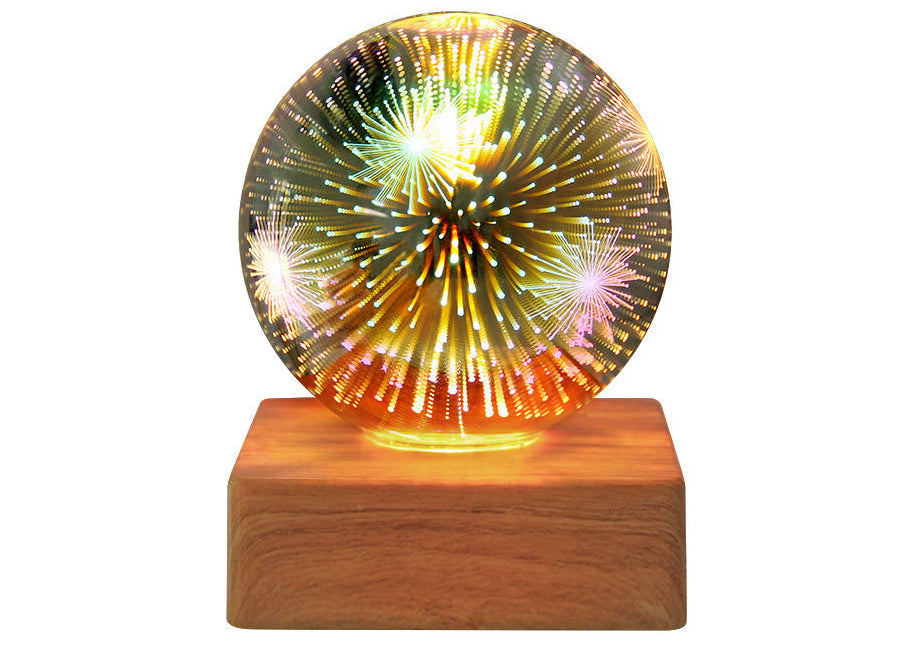 USB Crystal Ball Night Light – Magical LED Home Decor
