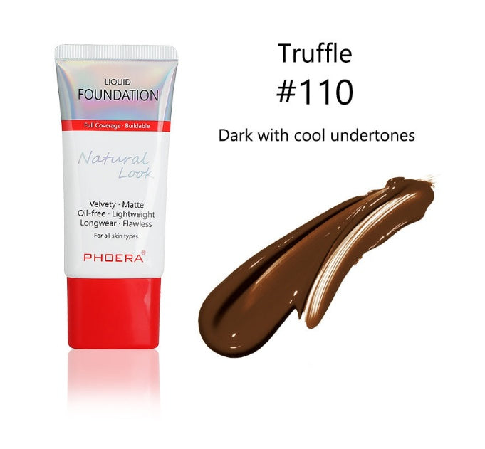 Silky Matte Foundation – Lightweight Full Coverage for Smooth, Poreless Skin