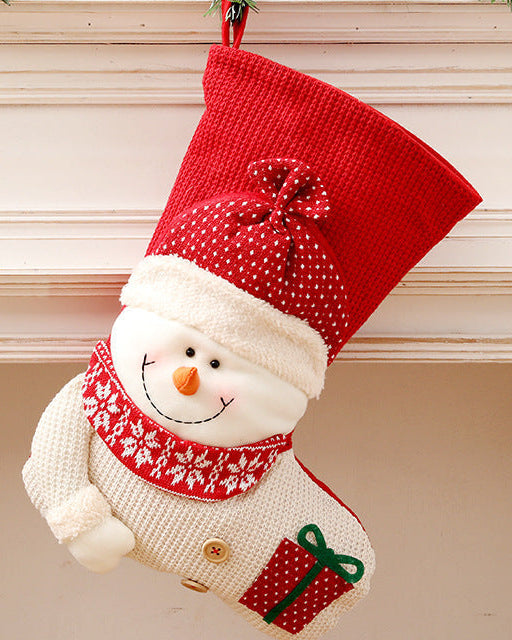 Stuffed With Cheer: Santa Knit Stocking