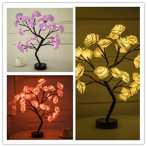 Rose Bonsai Lamp – A Touch of Magic at Night