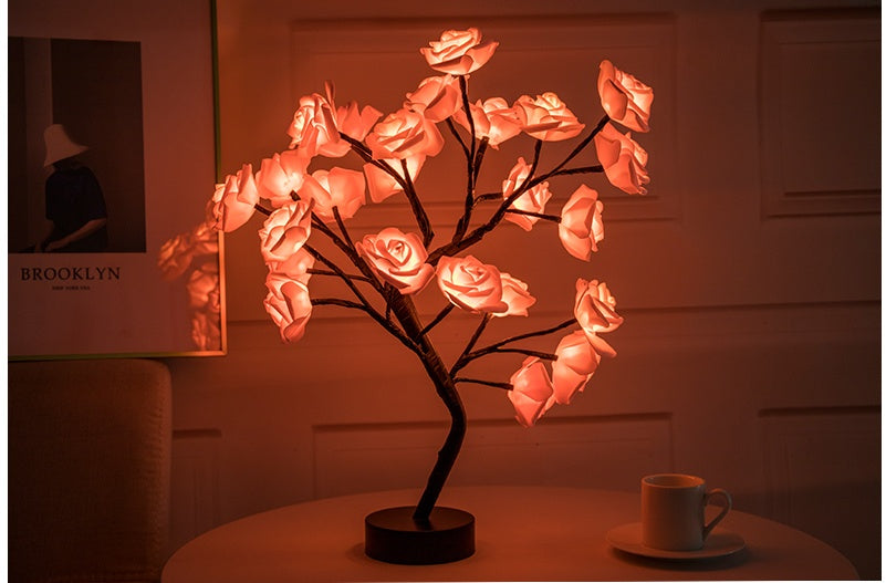 Rose Bonsai Lamp – A Touch of Magic at Night