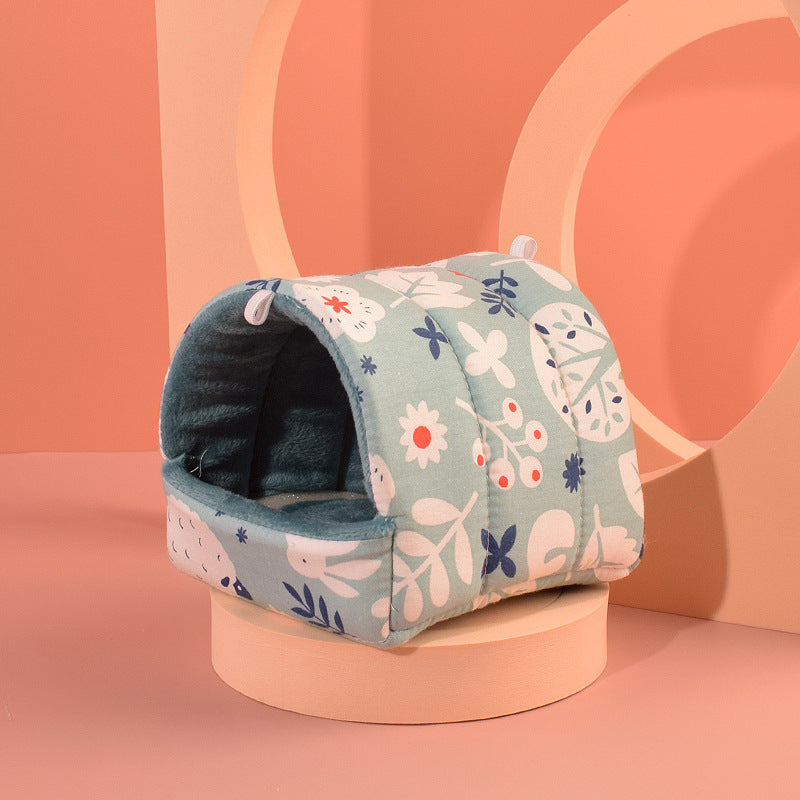 Breathable Hamster Bed Cotton Nest Soft Warm Small Pet Sleeping House