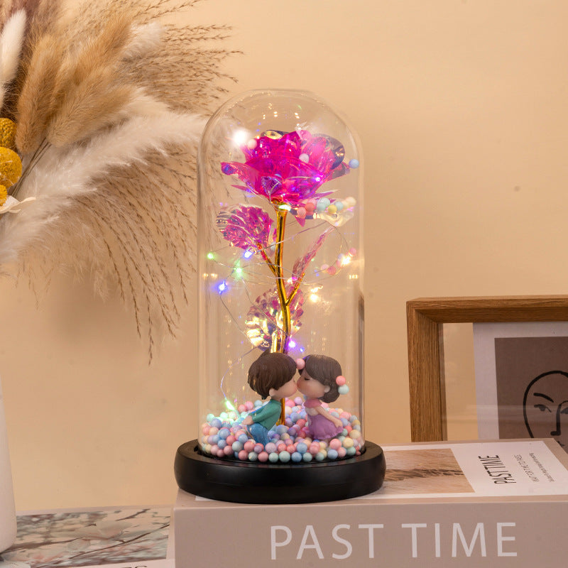 Forever Rose Night Light – Glow with Lasting Love