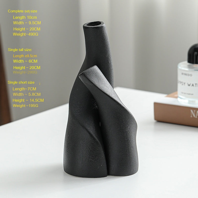 Modern Nordic Home Decoration Vases – Scandinavian Ceramic Ornaments