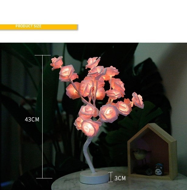 Rose Bonsai Lamp – A Touch of Magic at Night