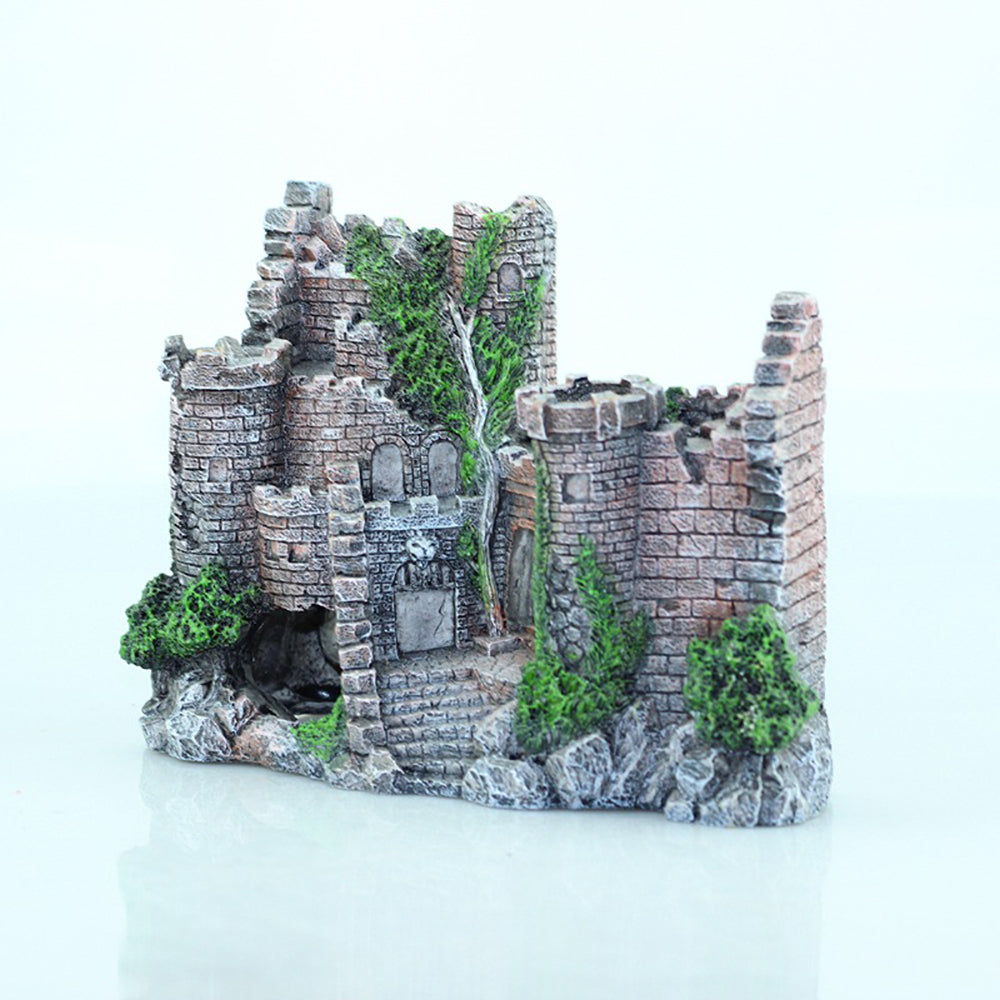 Aquarium Castle Decoration – Resin Fish Tank Ornament