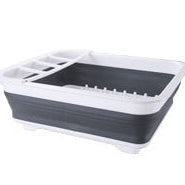 Portable Dish Drainer Rack – Foldable Kitchen Storage for Plates & Tableware