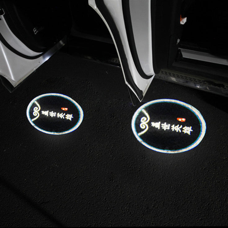 LED Car Door Laser Projector Light – Decorative Welcome Logo Lamp for Car Styling & Ambience