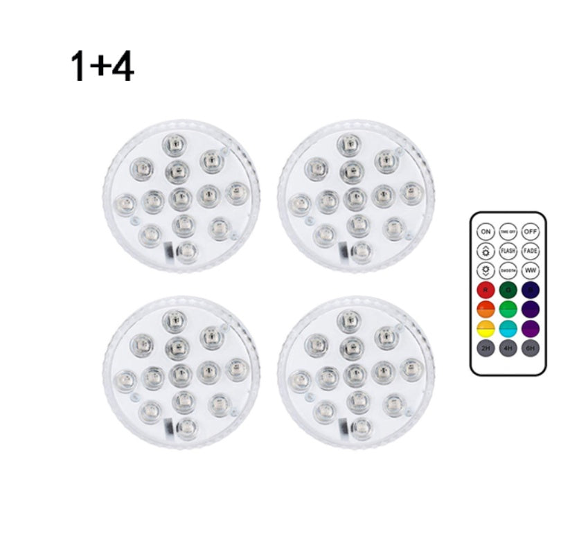RGB LED Submersible Pool Light – 13 LED Waterproof Underwater Garden Lamp