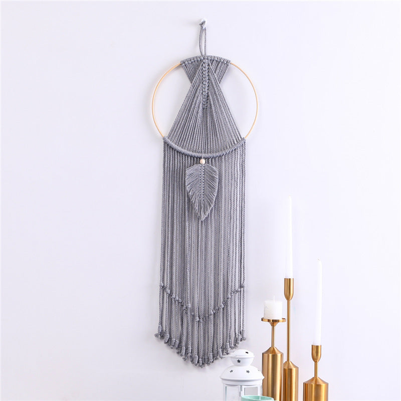 Boho Leaf Macrame – Simple, Serene Wall Accent