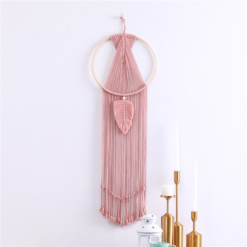Boho Leaf Macrame – Simple, Serene Wall Accent