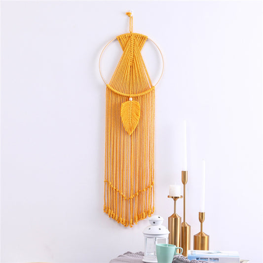 Boho Leaf Macrame – Simple, Serene Wall Accent