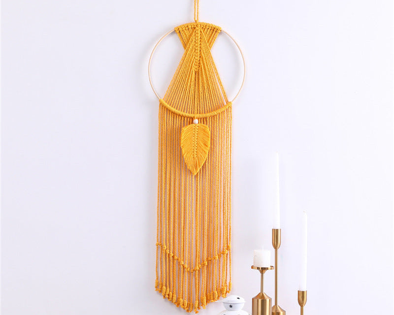 Boho Leaf Macrame – Simple, Serene Wall Accent