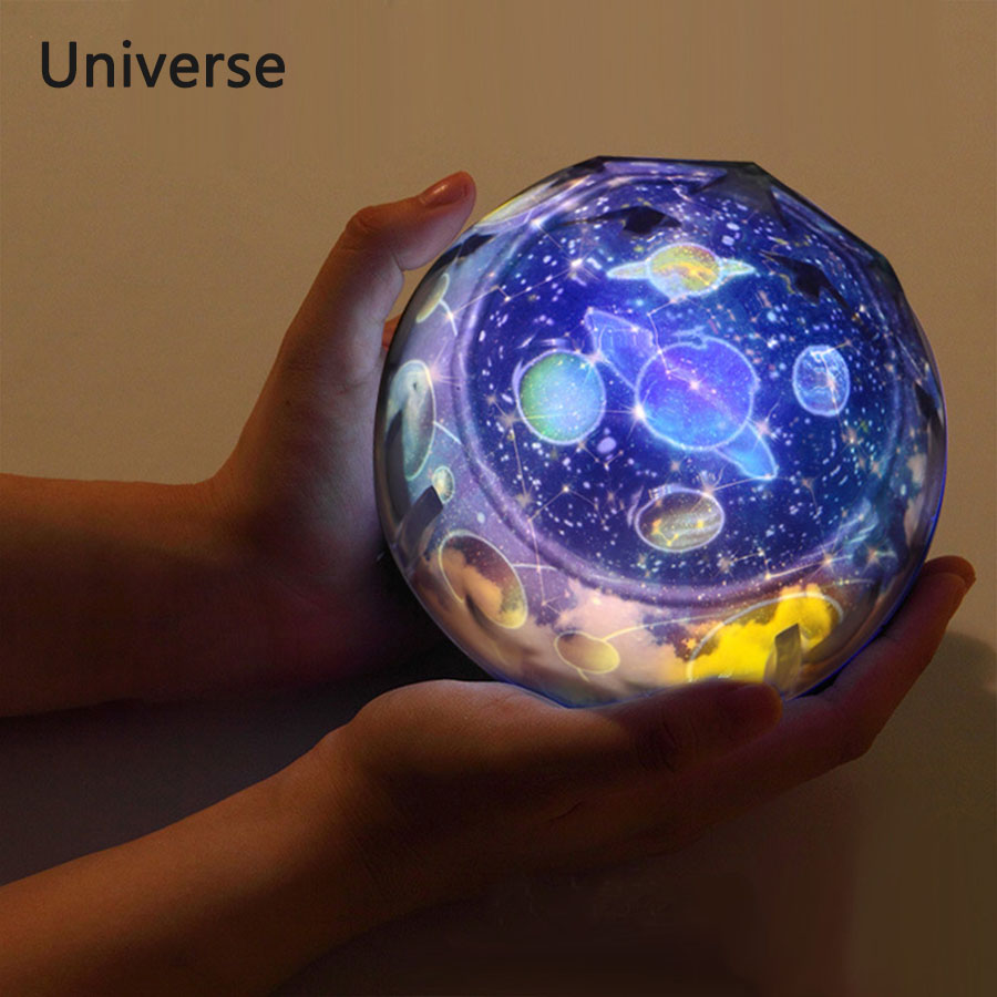 Rotating Starry Sky Projector – LED Galaxy Night Light