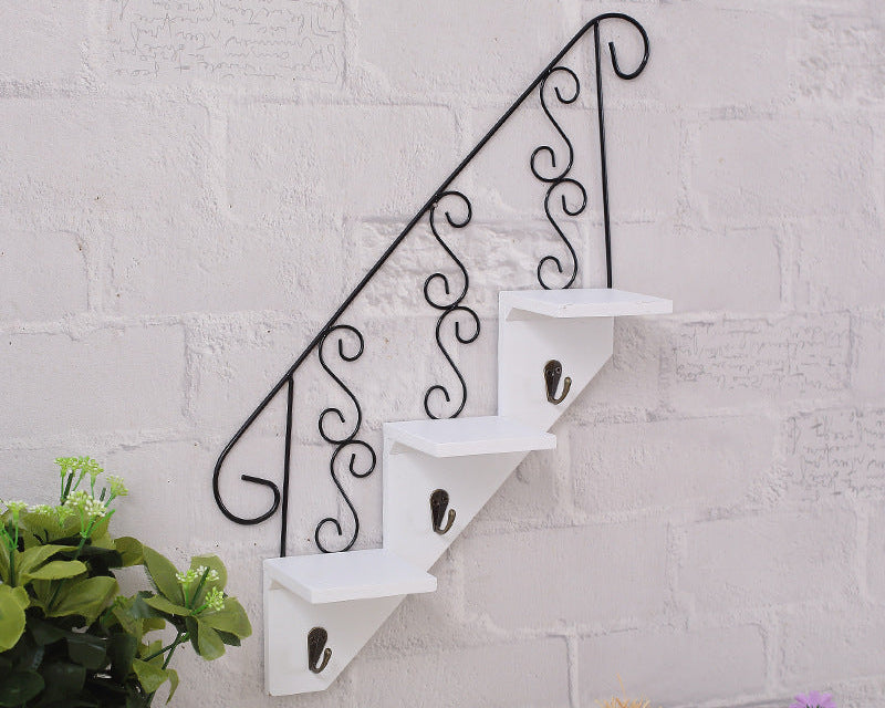 Nordic Wooden Wall Rack for Organized Living