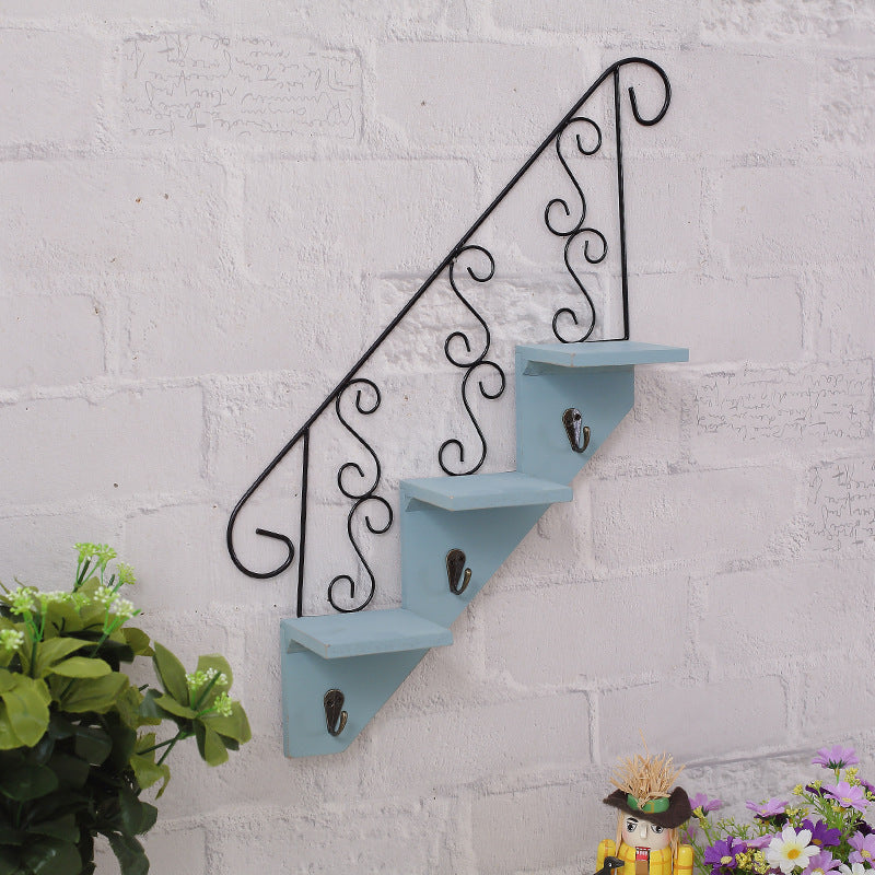 Nordic Wooden Wall Rack for Organized Living