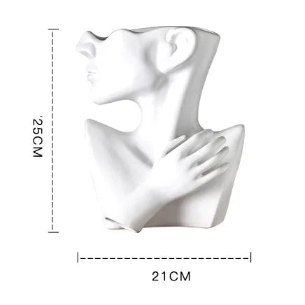 Turn Flowers into Art with Our Nordic Portrait Vase
