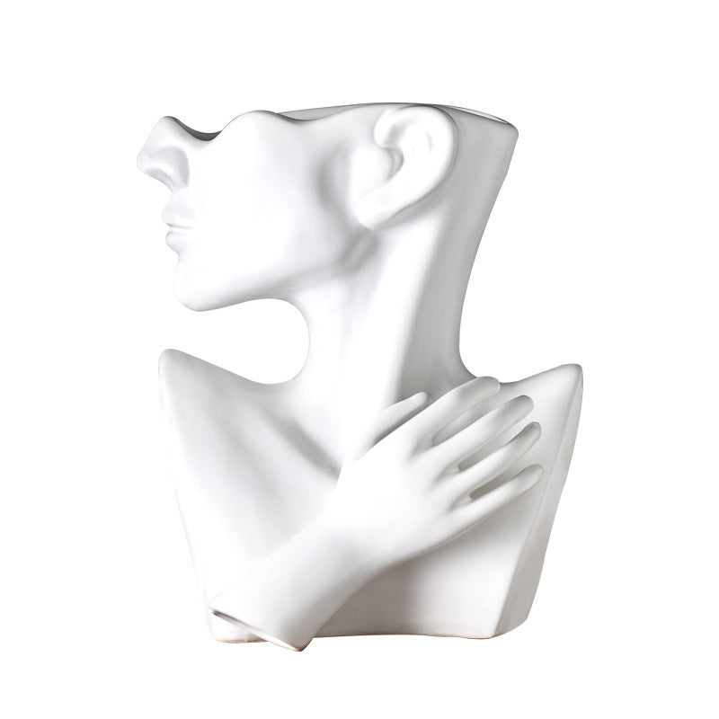Turn Flowers into Art with Our Nordic Portrait Vase