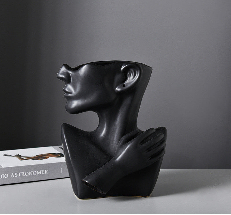 Turn Flowers into Art with Our Nordic Portrait Vase