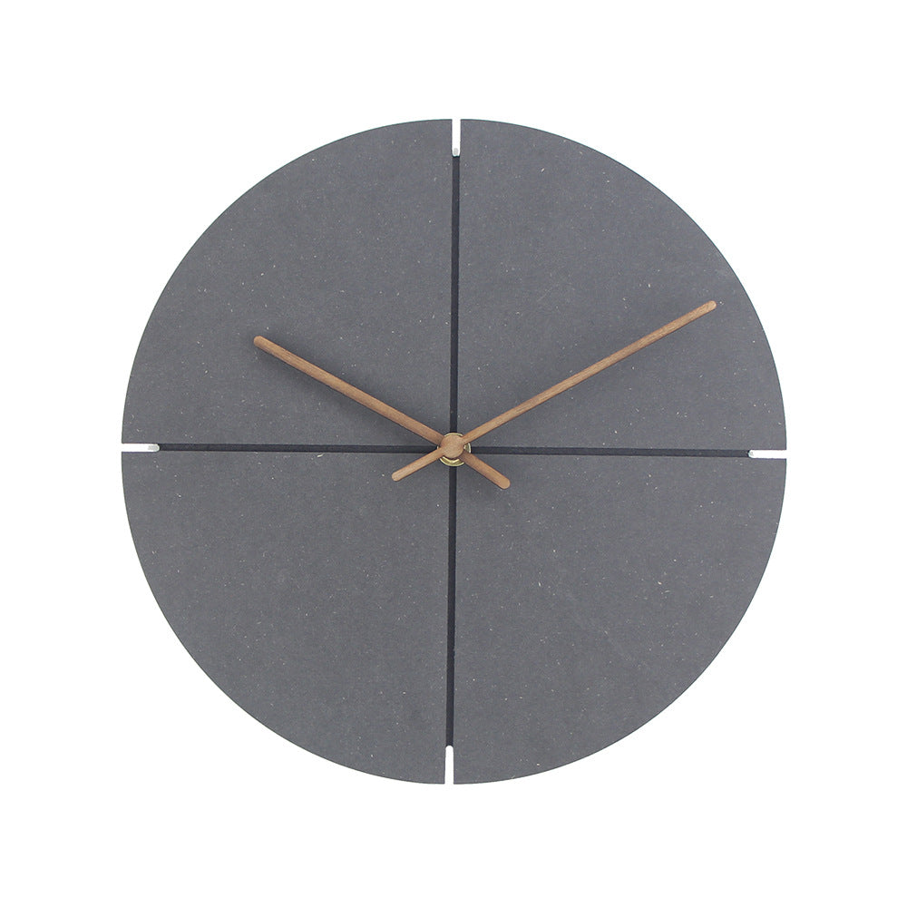 Modern Minimalist Wooden Clock – Elegant Wall Decor for Home