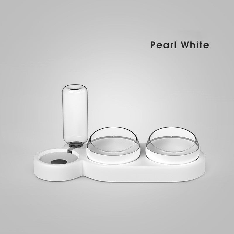 Raised Pet Food & Water Bowl Set – Automatic Dispenser for Cats and Dogs