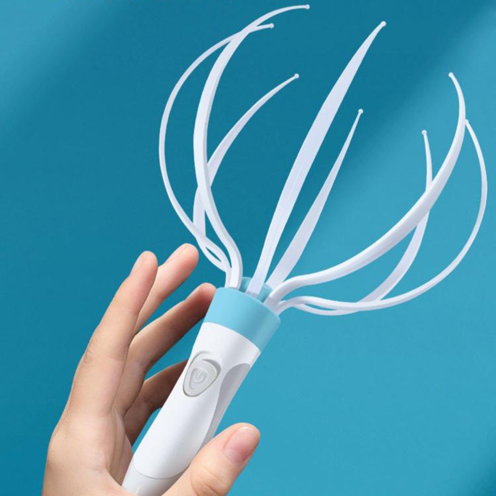 Electric Scalp Massage Tool – 8 Claw Head Massager for Relaxation, Circulation & Hair Care