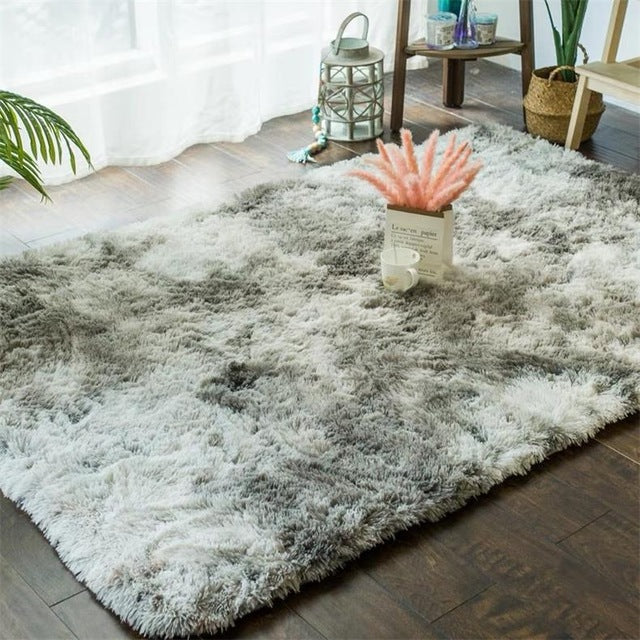 Modern Plush Carpet Rug – Soft Fluffy Floor Mat for Living Room Home Aesthetic