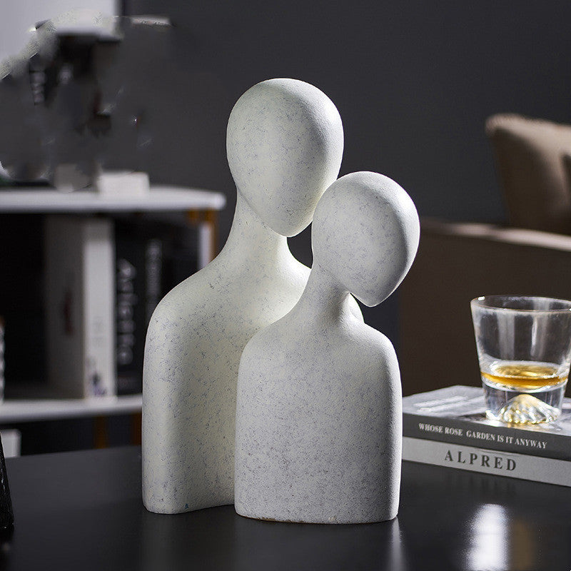 Aesthetic Nordic Statue – Modern Abstract Sculpture for Home & Living Room