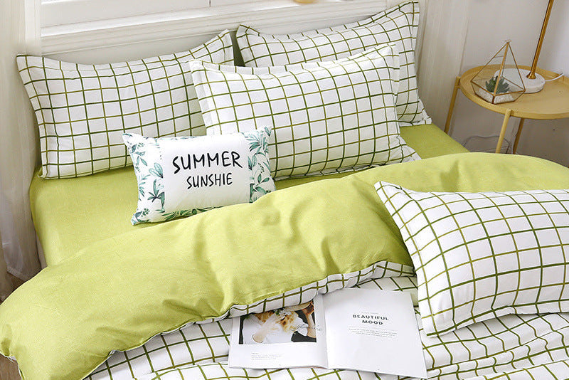 Ultra Comfortable Aloe Cotton Sheets – Premium 4-Piece Duvet Cover Bedding Set