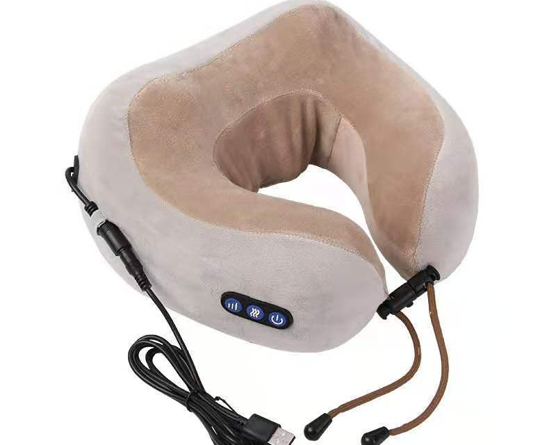 U-Shaped Massage Pillow for Neck, Shoulders & Back
