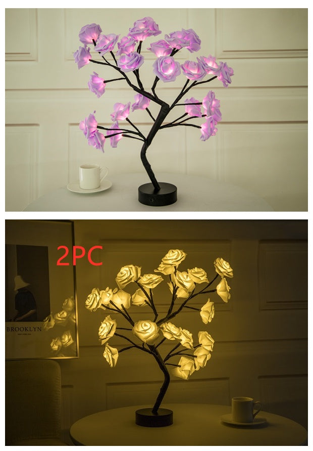 Rose Bonsai Lamp – A Touch of Magic at Night