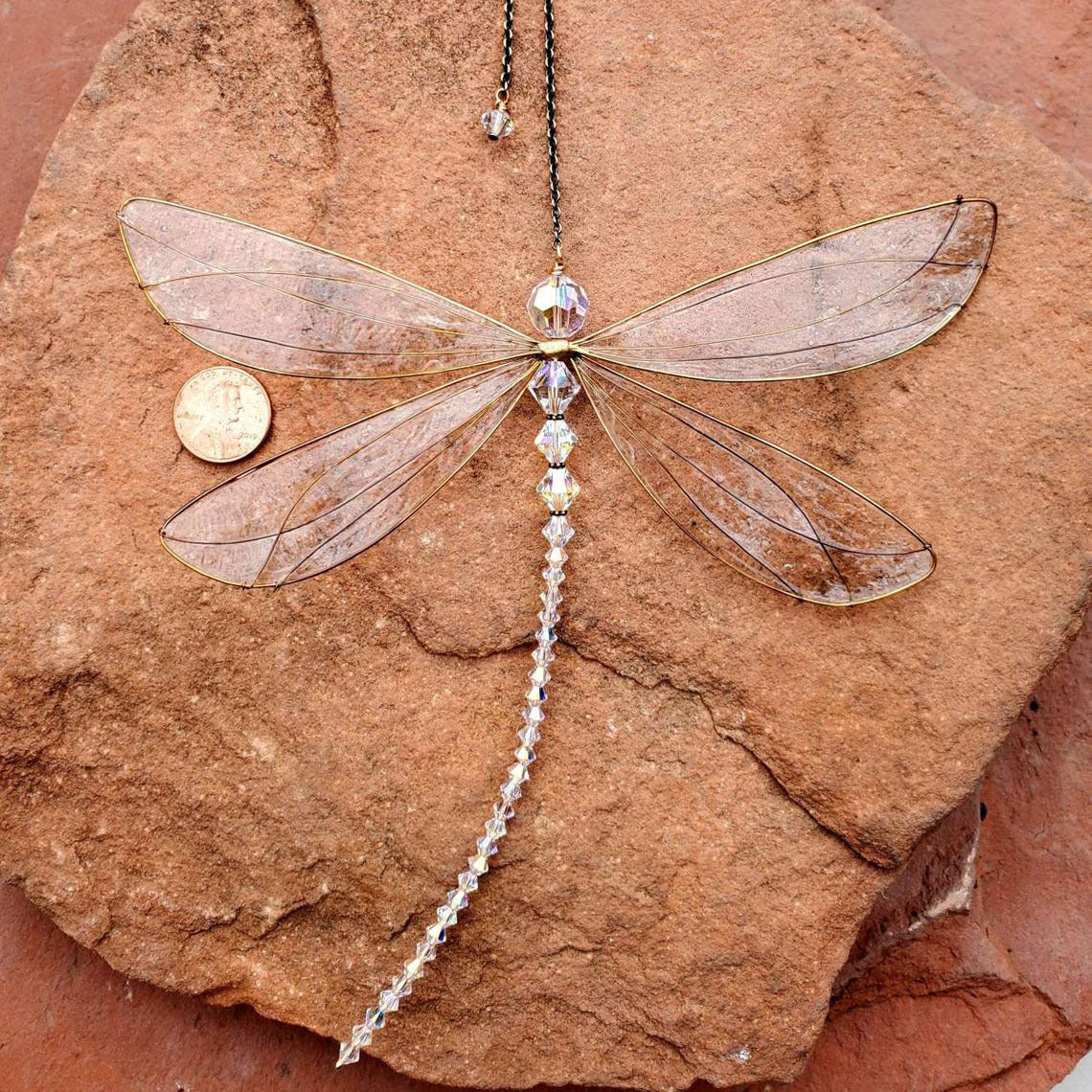 Sparkling Dragonfly Crystal Decor – Brighten Your Space Beautifully