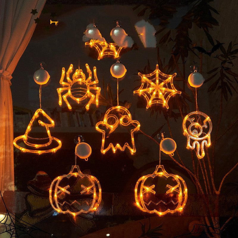 Haunted Window LED Lights – Fun Halloween Home Glow