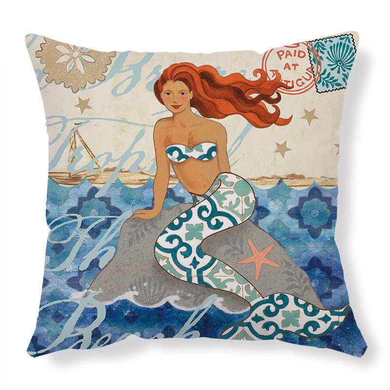 Ocean-Inspired Turtle Pillow Cases for Relaxing Spaces