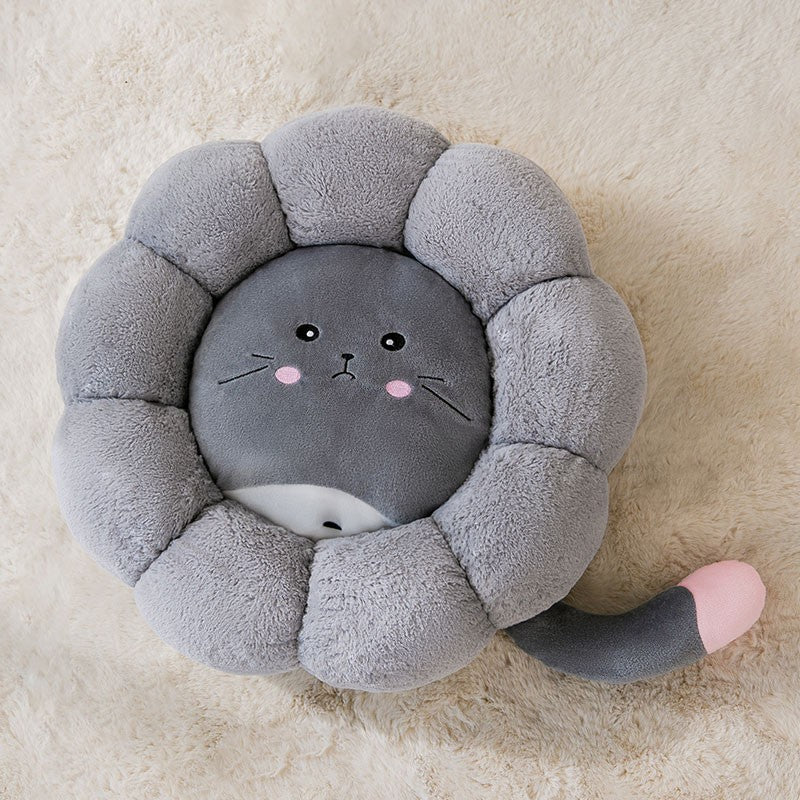 Cat Nest Bed Mat – Ultra Soft Calming Pet Sleeping Cushion
