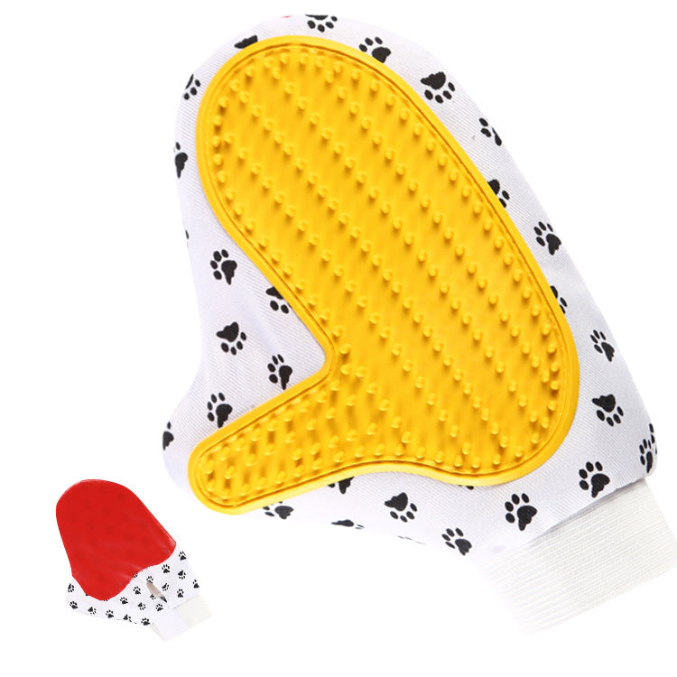 Silicone Pet Grooming Glove – Deshedding Brush for Dogs & Cats Bath & Hair Removal