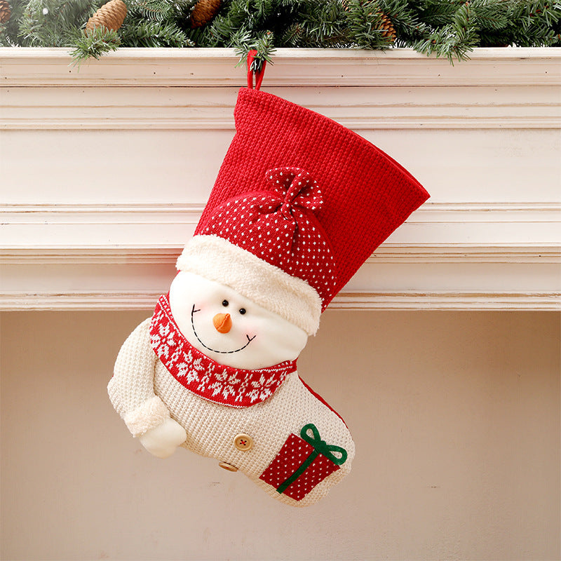 Stuffed With Cheer: Santa Knit Stocking