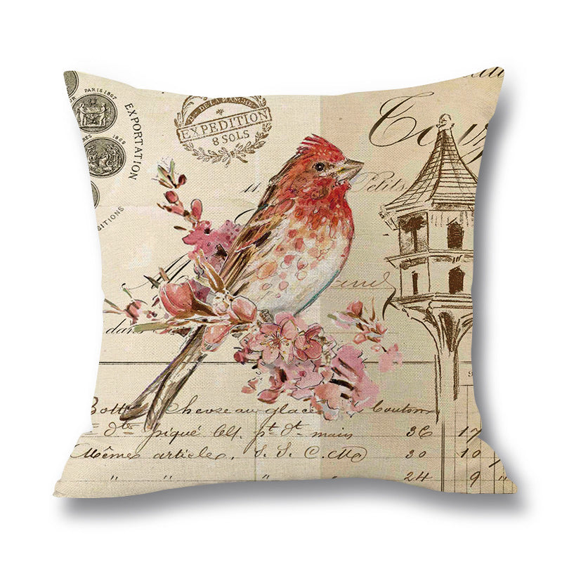 Cozy Printed Linen Throw Pillow for Everyday Comfort