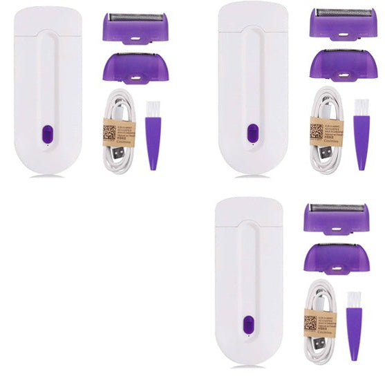 Portable Electric Hair Remover for Women | Painless Facial & Body Shaver Device