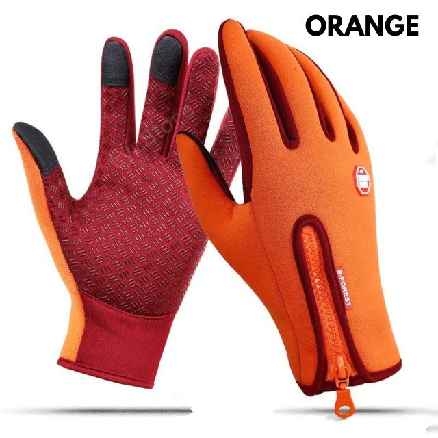 Winter Motorcycle Riding Gloves – Waterproof, Windproof, and Fleece-Lined