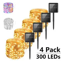 Solar LED Garden Lights – Outdoor Waterproof String Lights for Party & Holiday Decor