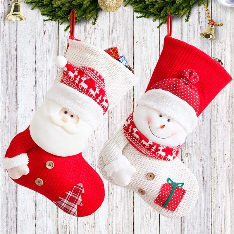 Stuffed With Cheer: Santa Knit Stocking
